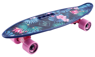 Скейтборд TechTeam Fishboard 23" print, синий