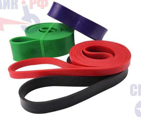 Набор фитнес резинок (фитнес петли) Resistance bands fitness sport (4 штуки)