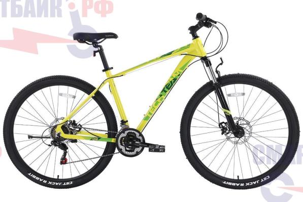 Велосипед TECH TEAM NEON 29", Алюминиевая рама, Жёлтый