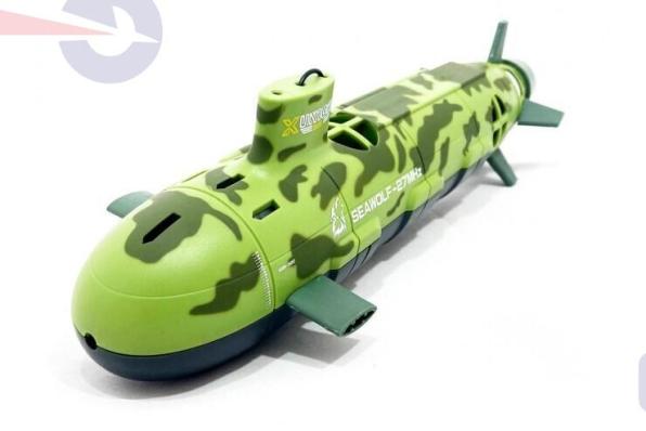 Радиоуправляемая подводная лодка Seawolf Bingongchang 13000-Green