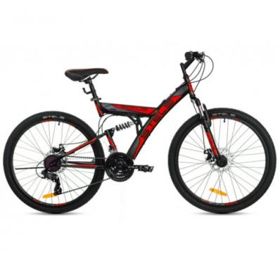 Велосипед 26 Stels Focus MD 26" 21-sp V010 (18" Чёрный/красный)