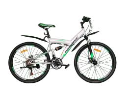 Велосипед 26 Nameless V6200D-GR/GN(21), серый/зелёный