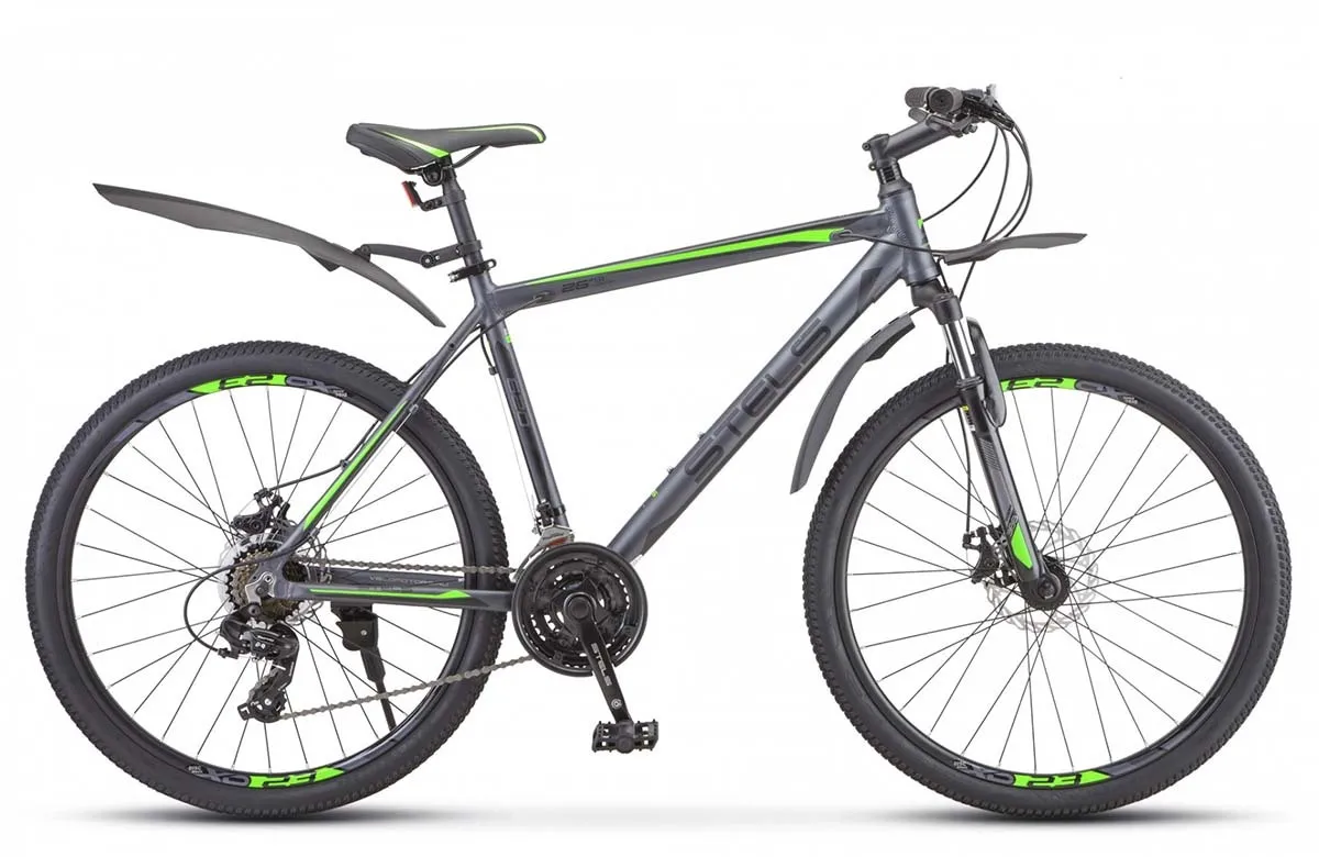 Велосипед 26 Stels Navigator 620 MD V010 (14" антрацитовый) 2020