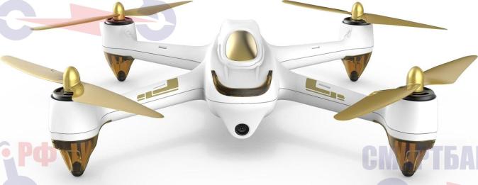 Квадрокоптер Hubsan X4 FPV Brushless H501S High Edition белый