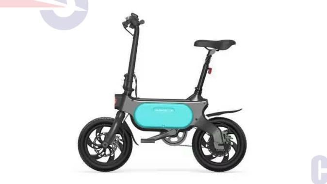 Компактный городской Электровелосипед GT V1 500W 48V 12,5A Green