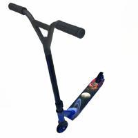 Самокат трюковой Scooter JC907 синий