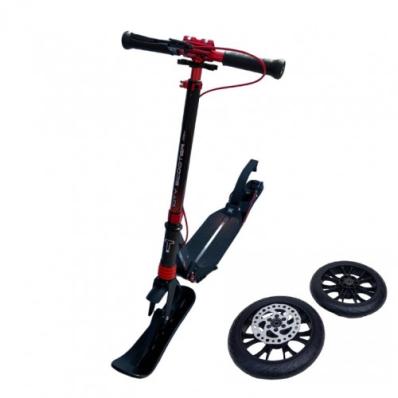 Самокат-снегокат 2в1 TT City scooter Disk Brake