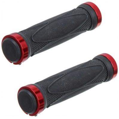 Грипсы X68693-5 STG HL-G202, 130мм чёрн/красный. в уп.