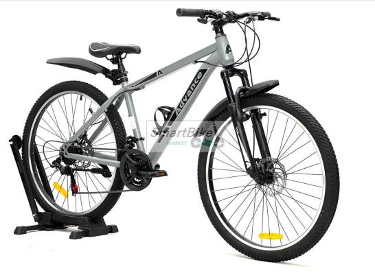 Велосипед горный CRUZER Advance 26, размер 17, рама сталь, 21SP, цвет GRAY