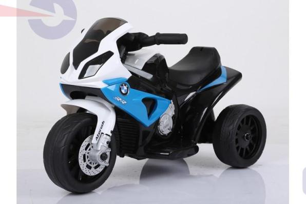 Детский электромобиль мотоцикл BMW S1000RR Jiajia JT5188-Blue