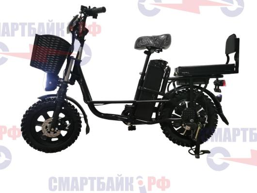 Электровелосипед МОНСТР 60v20ah с внедорожной резиной, серебристый