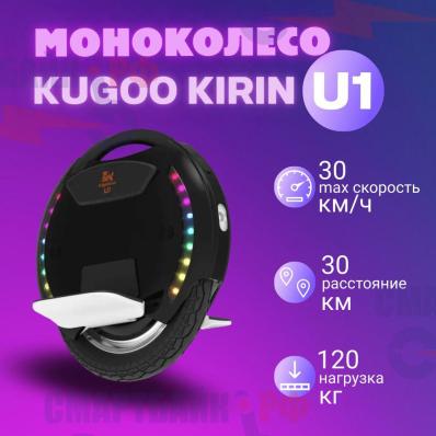 Моноколесо/ моноцикл Kugoo Kirin U1 (2024)