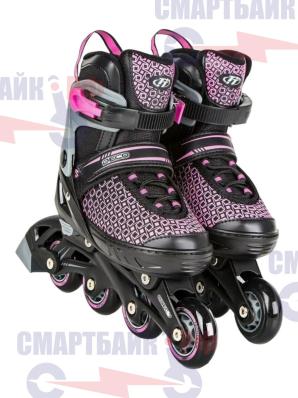 Раздвижные роликовые коньки DECO 37-40 (M), черные