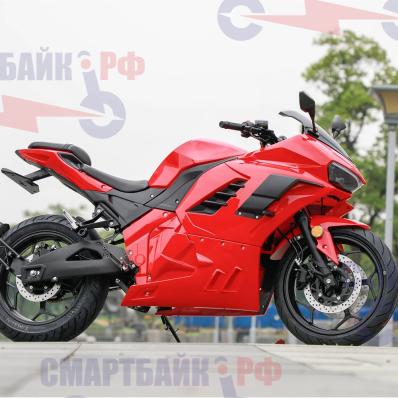 Спортивный электрический мотоцикл, 4000W, 60Ah, красный