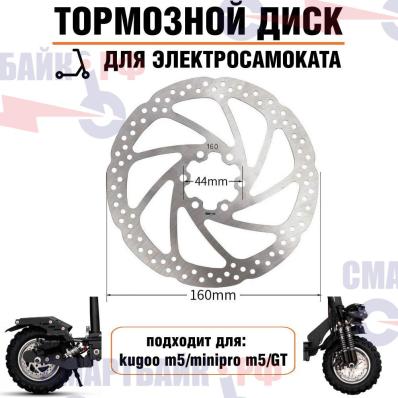 Кованый тормозной диск для электросамокатов kugoo m5 minipro m5 GT m5