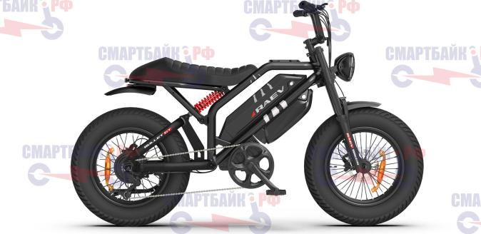 Электровелосипед ROOBAX Bullet GT 750w 28Ah, чёрный