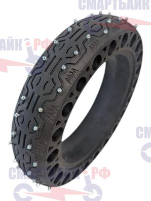 Покрышка литая зимняя шипованная для электросамокатов серии G30 / G30 max