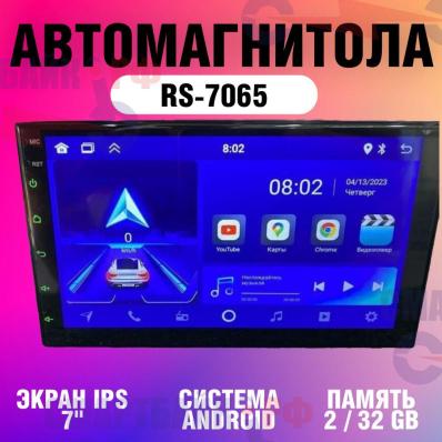 Android мультимедиа система автомагнитола 2din ROOBAX модель RS-7065 с оперативкой 2/32
