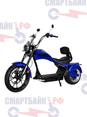 Электроскутер IKINGI Chopper 60V/30Ah/4000W, синий