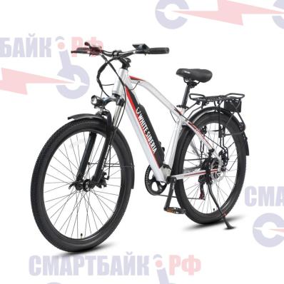 Электровелосипед WHITE SIBERIA CAMRY ALLROAD 500W ( матовый серебристый)