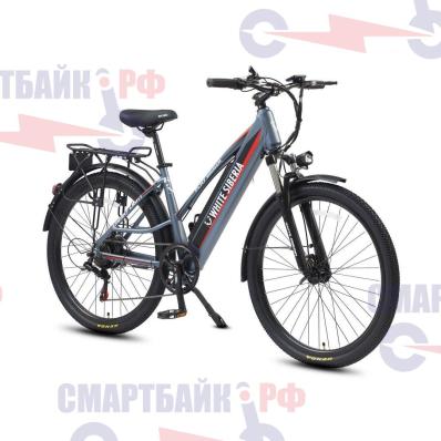 Электровелосипед WHITE SIBERIA CAMRY LIGHT 500W (матовый синий)