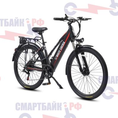 Электровелосипед WHITE SIBERIA CAMRY LIGHT 500W (матовый черный)