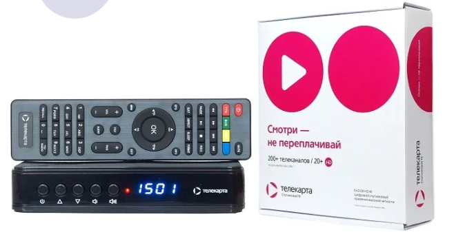 Телекарта EVO 09 HD Ресивер спутниковый