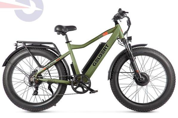 Электровелосипед Gelbert Pegas 3 DUAL PRO (500 x 2W 48V 13Ah), хаки