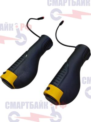 Грипсы на руль / ручки резиновые электросамоката Kugoo LX9 Plus