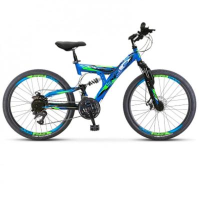 Велосипед 24 Stels Focus MD V010 16" синий/чёрный 18ск.