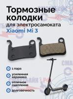 Тормозные колодки электросамоката Xiaomi Mi3, черные