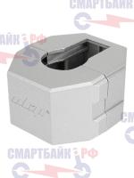 Съёмное крепление (Хомут) стойки руля электросамоката Ninebot MAX G30, G30D, G30LP, серебристый