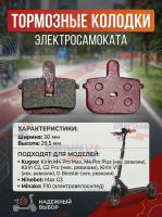 Тормозные колодки электросамоката Kugoo M4 Pro Max, Ninebot Max G3