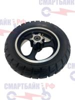 Переднее колесо в сборе с литой покрышкой электросамоката Kugoo Kirin M4, Max Speed, M4 Pro