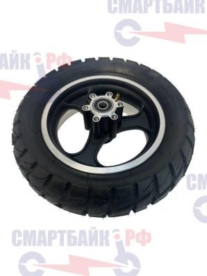 Переднее колесо в сборе с литой покрышкой электросамоката Kugoo Kirin M4, Max Speed, M4 Pro