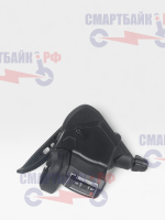 Шифтер монетка TS38-3L левый Microshift 3-х скор. с тросом 1800мм