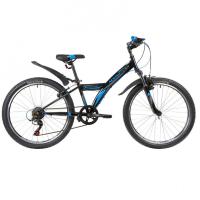 Велосипед 24 Novatrack SH6V.Racer.10BK20 ,черный