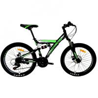 Велосипед 24 Roush 24MD100-3 зелёный матовый