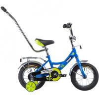 Велосипед 12 Novatrack 124URBAN.BL9 ,синий, полная защита цепи, тормоз ножной