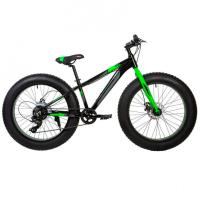 Велосипед 24 FATBIKE FOXX BUFFALO 13BK1 ,алюминиевый, чёрный